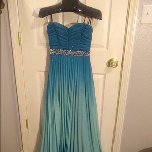 Formal dress - teal